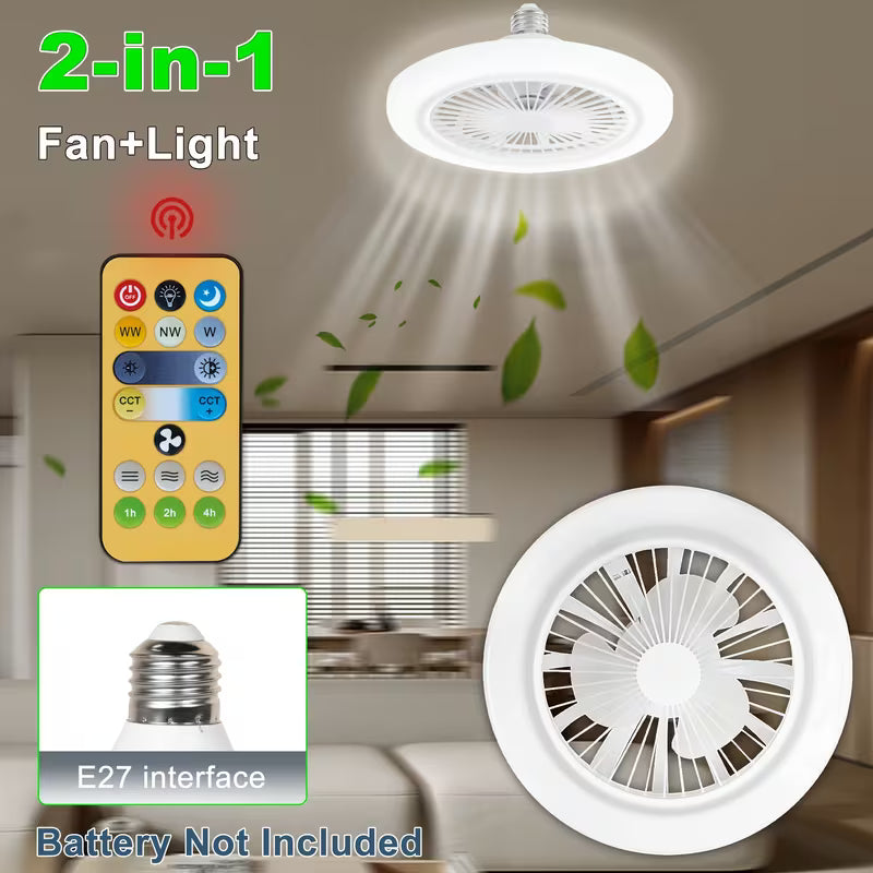 Ventilador con LED Lights - Refresca y Ilumina tu hogar