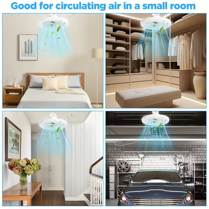 Ventilador con LED Lights - Refresca y Ilumina tu hogar